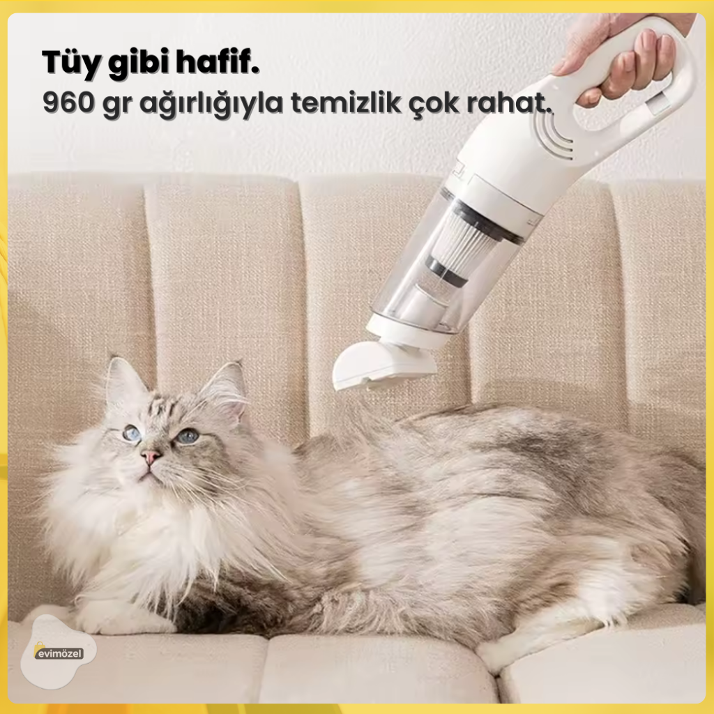 5 Başlıklı Araba/Detay Elektrikli El Süpürgesi (Şarjlı)