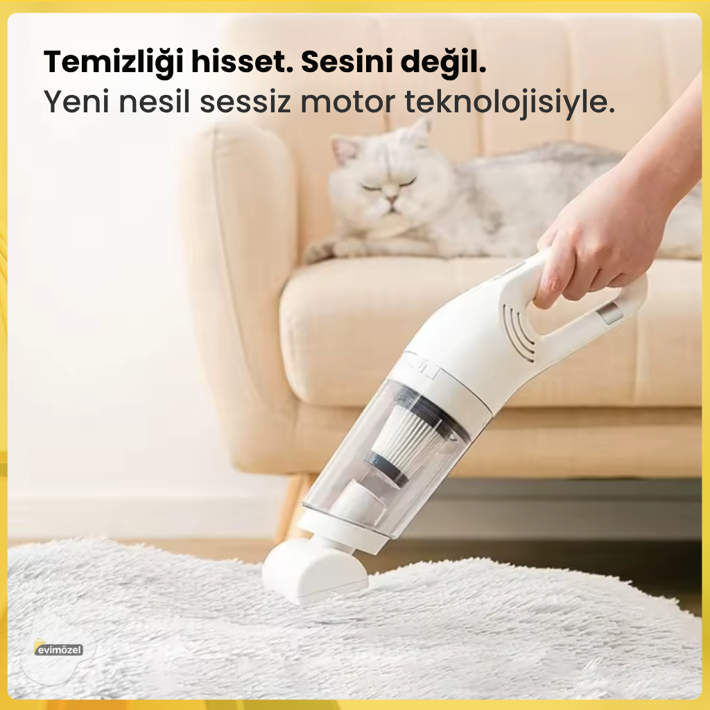 5 Başlıklı Araba/Detay Elektrikli El Süpürgesi (Şarjlı)