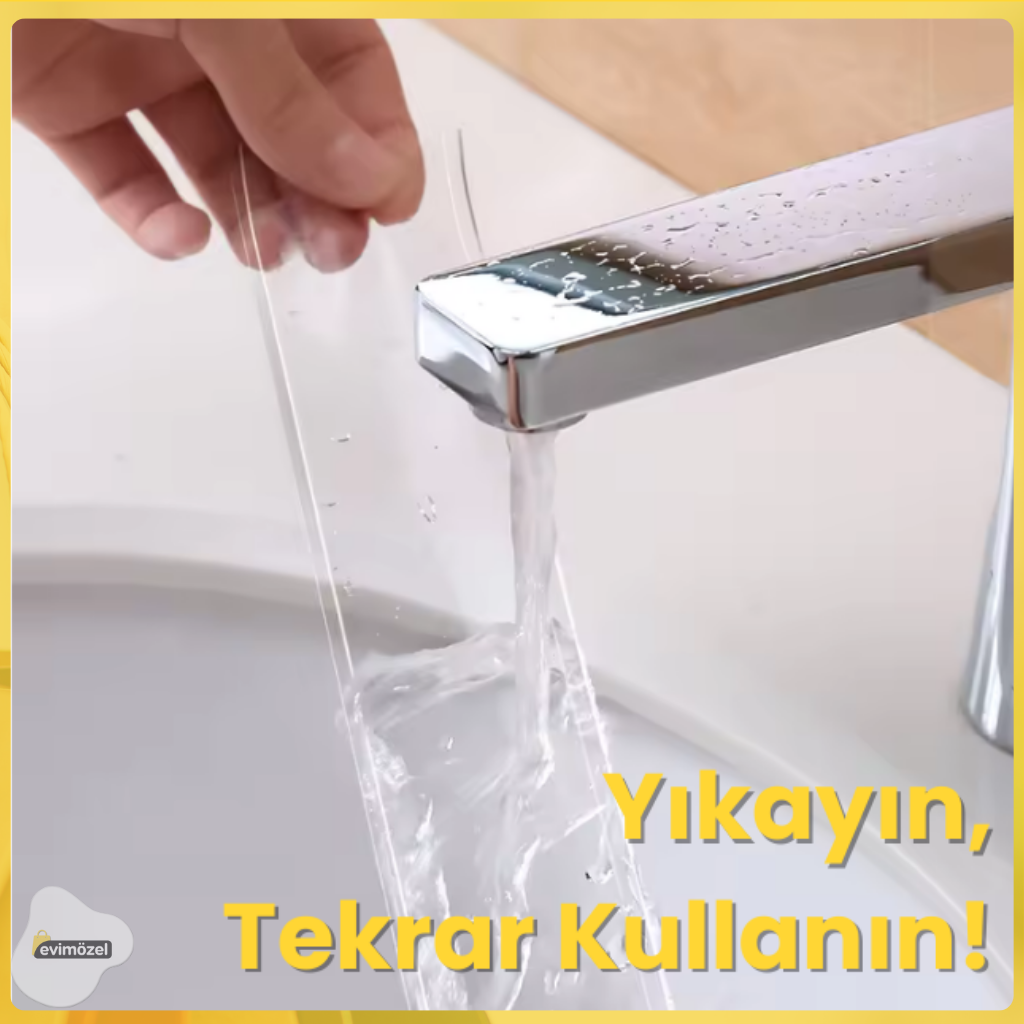 Şeffaf Çift Taraflı Güçlü Yapışkan Bant (5 metre)