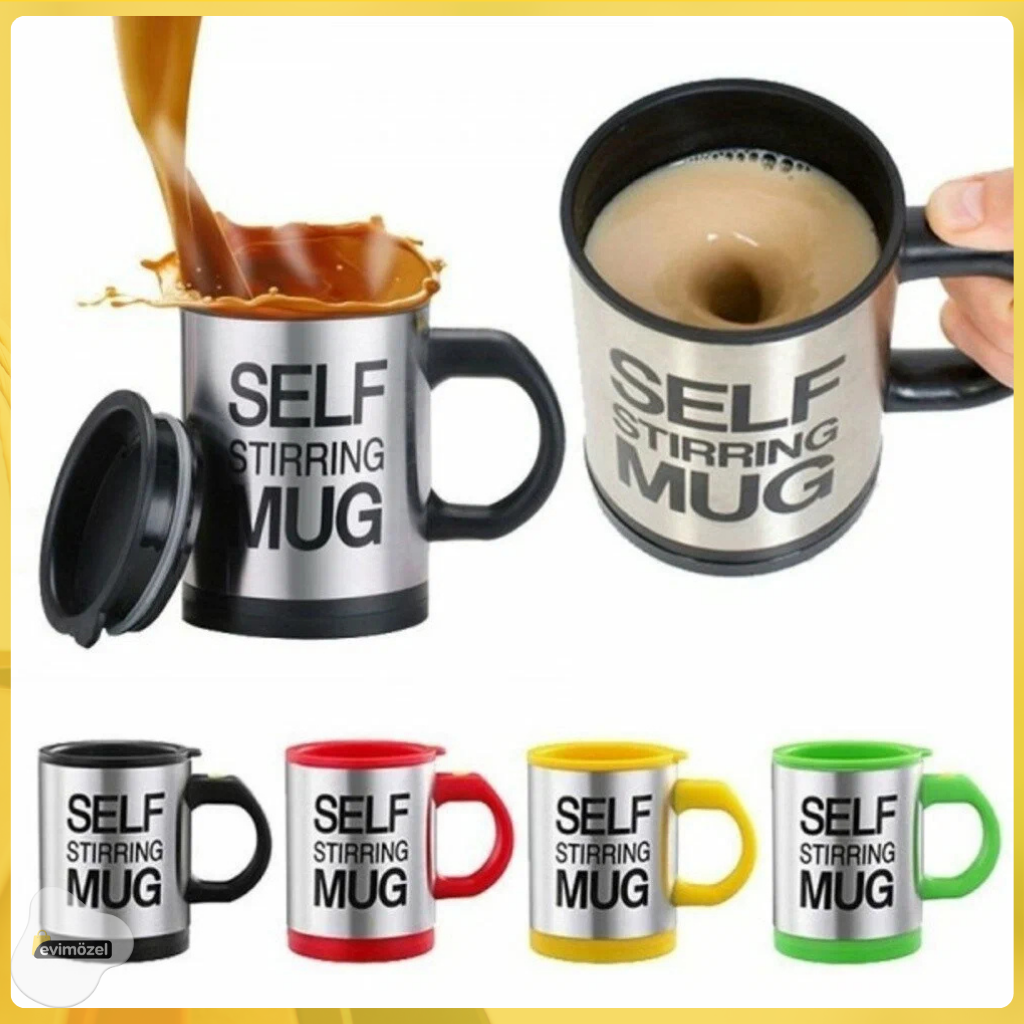 Self Karıştırıcı Mug Kupa